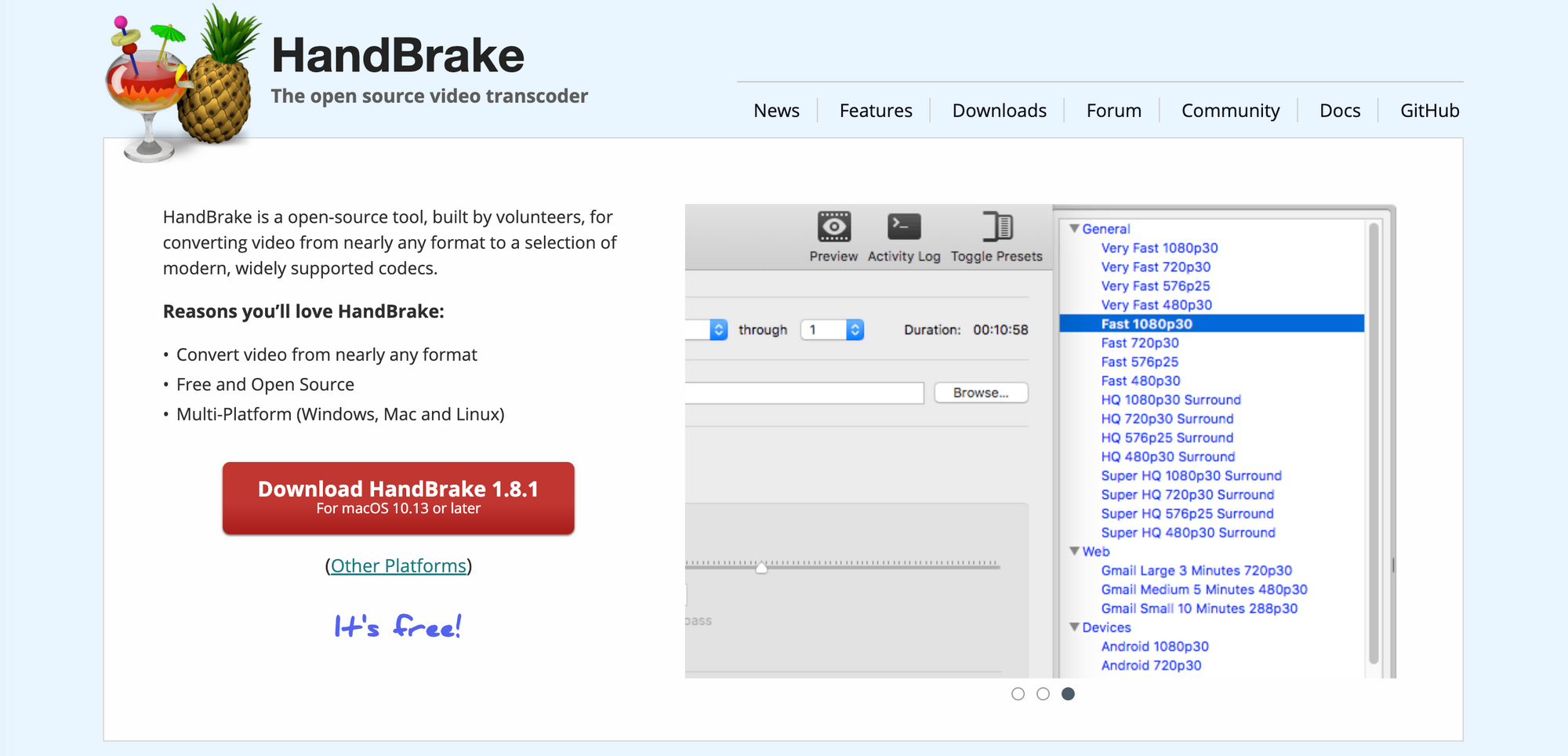 handbrake mp3 converter