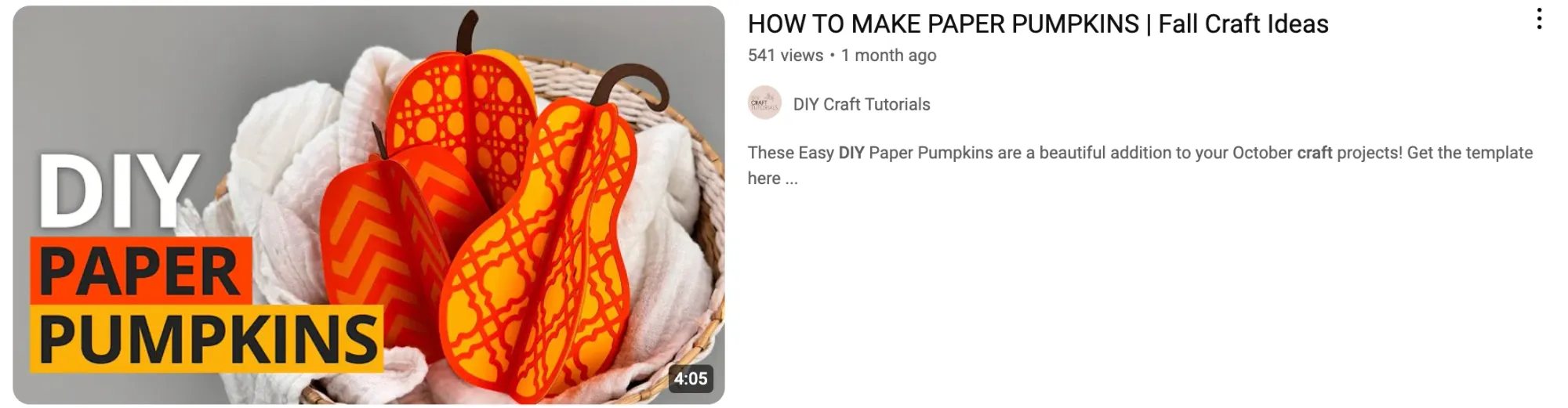 A screenshot of a faceless YouTube video showing a hands-on craft project being constructed step-by-step with materials laid out.