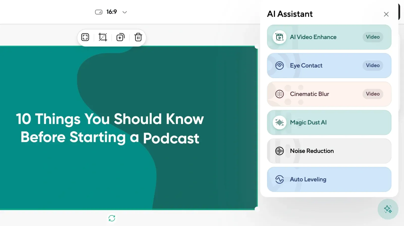 Podcastle’s AI tools, including noise reduction and cinematic blur, enhance vodcasting quality with ease