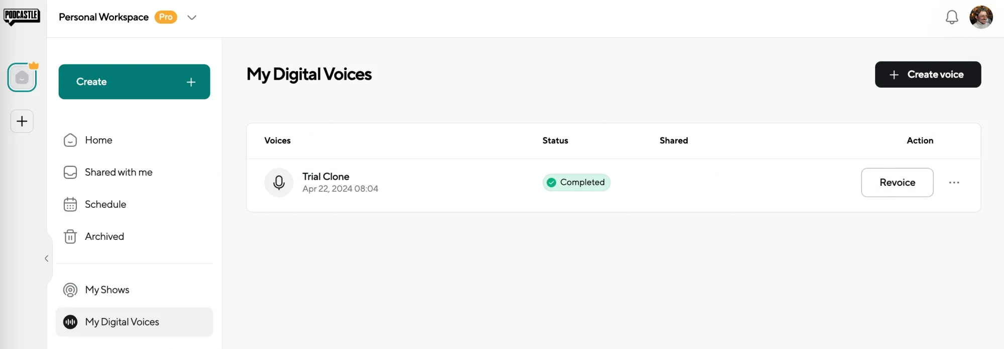 AI voice clone