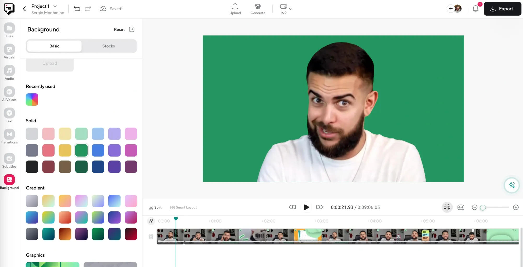 green screen video