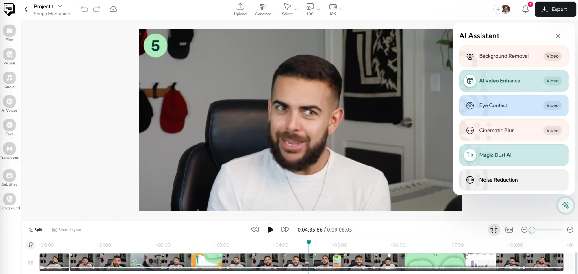 How to Correct Eye Contact in Video with AI in 3 Simple Steps