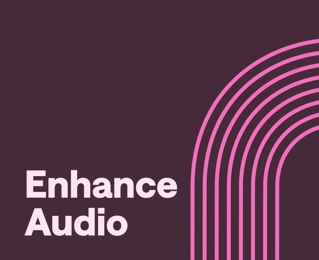 How to improve audio quality
