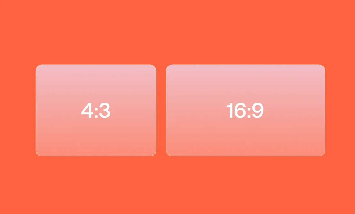 4:3 vs 16:9: Which aspect ratio is better for social media?